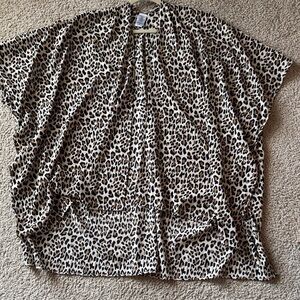 Leopard Print Women's kimono